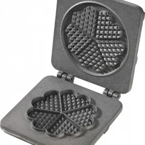 Gofrownica pojedyncza Silex, płyty żeliwne, blacha do pieczenia w kształcie serca