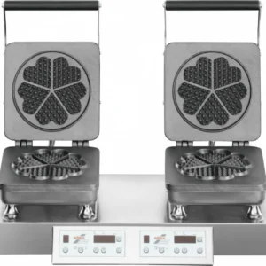 Gofrownica Silex duo, płyty żeliwne, blacha do pieczenia w kształcie serca